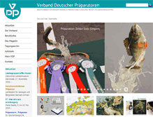 Tablet Screenshot of praeparation.de